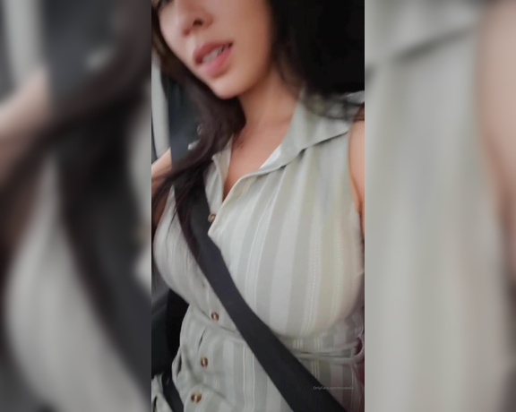 MissBella aka Missbella OnlyFans - Thinking about you while driving isnt smart