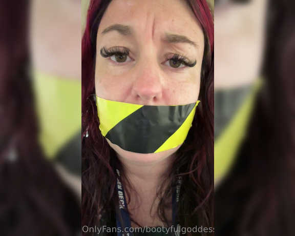 Bootyful Goddess aka bootyfulgoddess Findom - 08-19-2023 OnlyFans Video - New subscriber new Video This is of me gagged with duck tape moaning