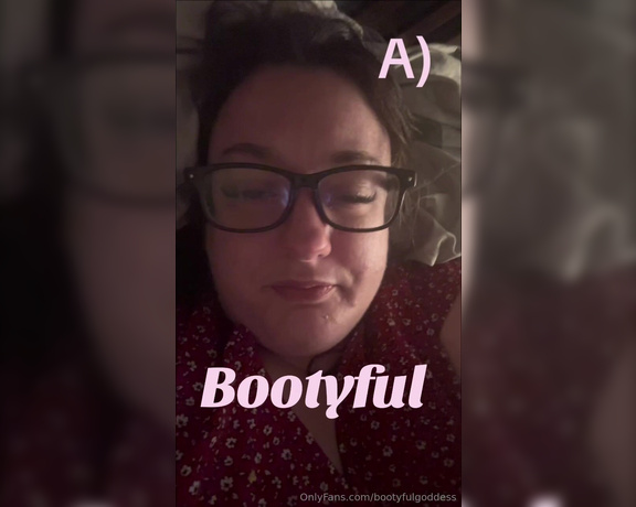 Bootyful Goddess aka bootyfulgoddess Findom - 05-29-2024 OnlyFans Video - Vote for your favorite fart in the comments 2 lucky winners will get a free compilation