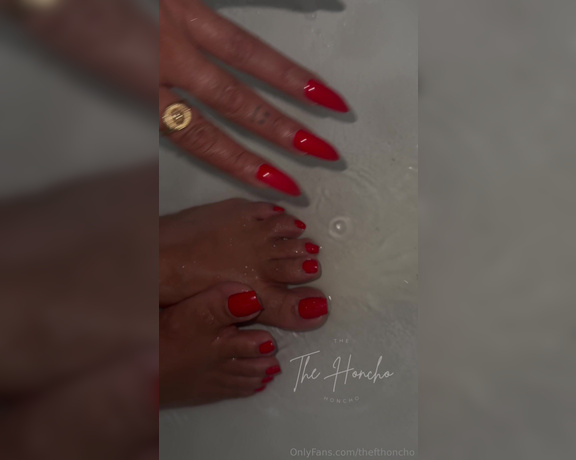 HONCHO aka thefthoncho Foot Fetish - 08-21-2024 OnlyFans Video - Big red