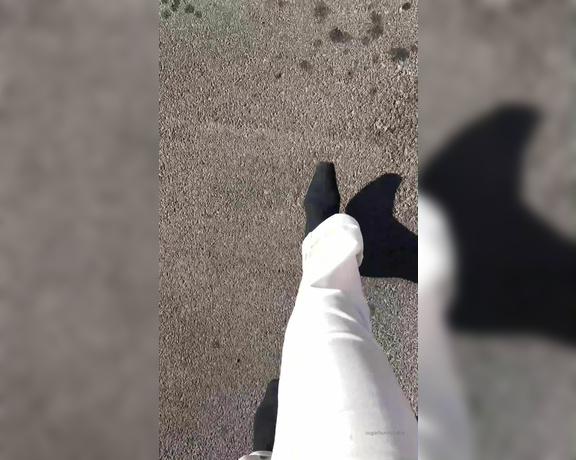 Miss Bunny aka sugarbunnybabe Foot Fetish - 02-24-2020 OnlyFans Video - Sore bunions bulging out of my too tight booties while walking around town today