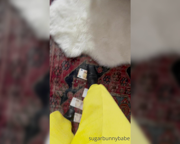 Miss Bunny aka sugarbunnybabe Foot Fetish - 11-17-2021 OnlyFans Video - Youd be so fucking lucky to sacrifice it all to my boots