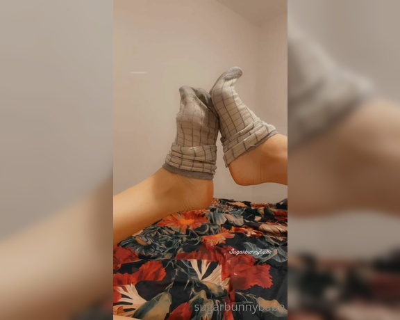 Miss Bunny aka sugarbunnybabe Foot Fetish - 12-03-2021 OnlyFans Video - Open up that beta mouth and wallet for my socks