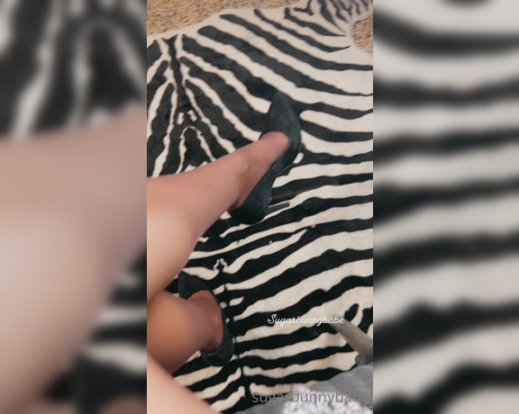 Miss Bunny aka sugarbunnybabe Foot Fetish - 09-17-2022 OnlyFans Video - For my little high heel and nylon pets