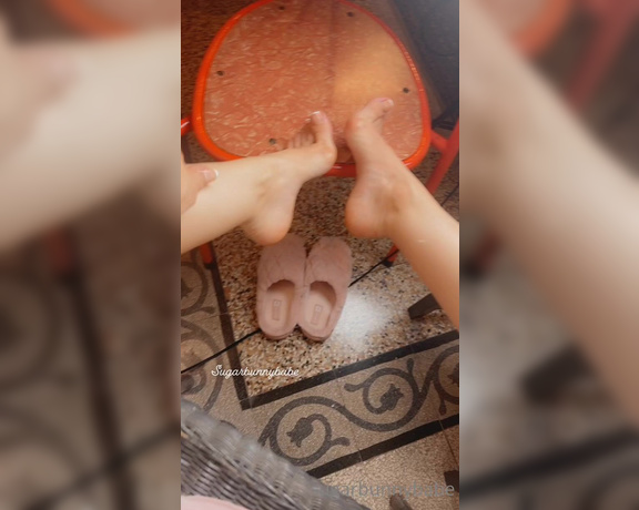 Miss Bunny aka sugarbunnybabe Foot Fetish - 10-12-2022 OnlyFans Video - How lucky would a foot pet like you be to give me a massage