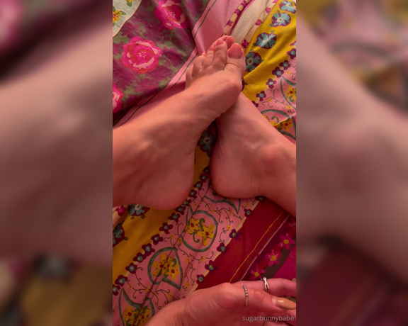 Miss Bunny aka sugarbunnybabe Foot Fetish - 09-30-2023 OnlyFans Video - This is your job soften my callouses, my foot boy