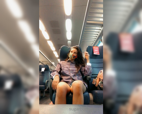 Miss Bunny aka sugarbunnybabe Foot Fetish - 08-10-2020 OnlyFans Video - POV Youre about to give me a nice public foot rub on our train to go