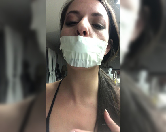 Indica Jane aka indicafetish - 10-22-2019 OnlyFans Video - A little something I sent to someone  the other day Showed how being tape gagged