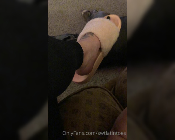 Swtlatintoes aka swtlatintoes - 01-01-2021 OnlyFans Video - Someone felt like getting all cozy with my feet last night