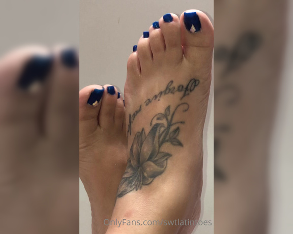 Swtlatintoes aka swtlatintoes - 08-07-2021 OnlyFans Video - New color , first time doing a matte color