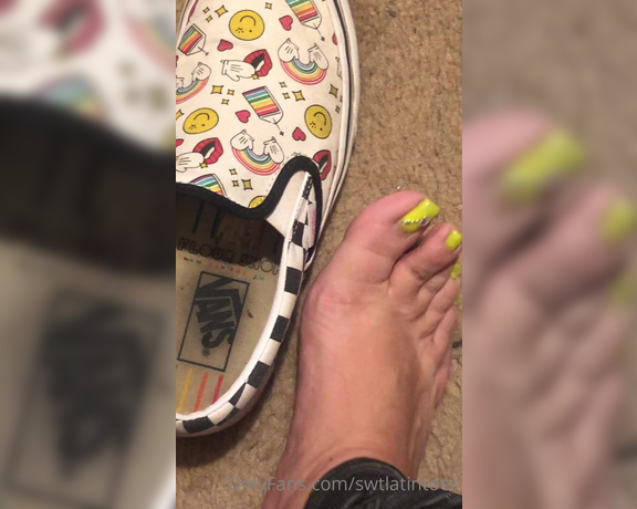 Swtlatintoes aka swtlatintoes - 09-12-2021 OnlyFans Video - Short workout yesterday , these feet where so sweaty  it was nice to take them_puz8