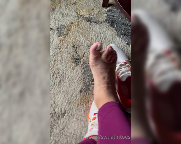 Swtlatintoes aka swtlatintoes - 08-07-2022 OnlyFans Video - Another hot day I kinda miss My white pedi