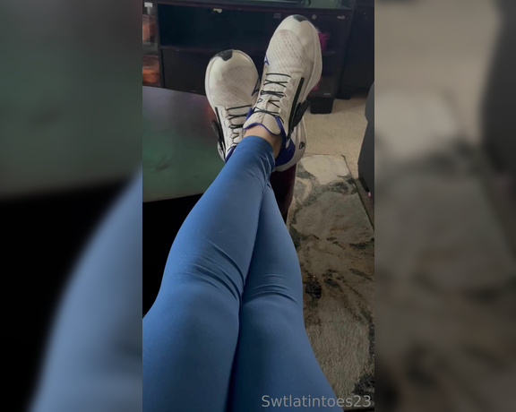 Swtlatintoes aka swtlatintoes - 01-18-2023 OnlyFans Video - This sock removal had me cracking up , I swear I wash my feet