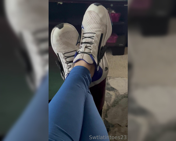 Swtlatintoes aka swtlatintoes - 01-18-2023 OnlyFans Video - This sock removal had me cracking up , I swear I wash my feet