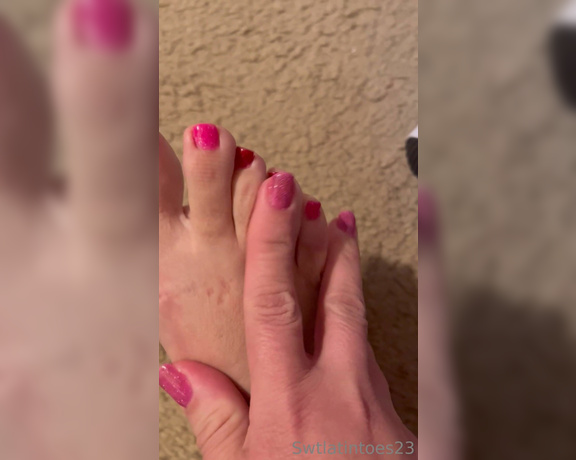 Swtlatintoes aka swtlatintoes - 02-28-2023 OnlyFans Video - When I say  I wish you were here  I truly mean it  I