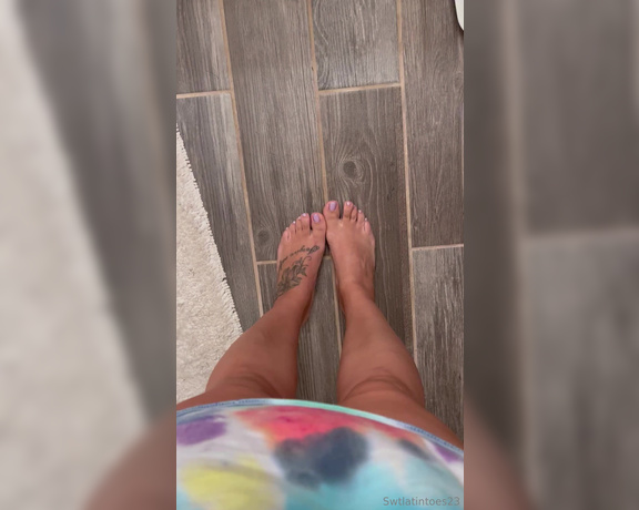 Swtlatintoes aka swtlatintoes - 09-29-2023 OnlyFans Video - Ankles felt super stiff This morning