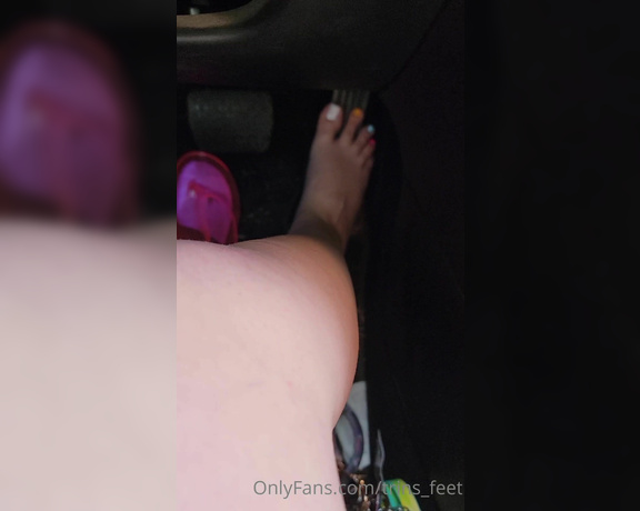 Mistress Trina aka trins_feet - 04-23-2022 OnlyFans Video - My first ever pedal pumping video Watch along as I drive around for 3 minutes