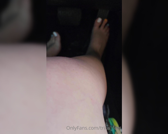 Mistress Trina aka trins_feet - 04-23-2022 OnlyFans Video - My first ever pedal pumping video Watch along as I drive around for 3 minutes