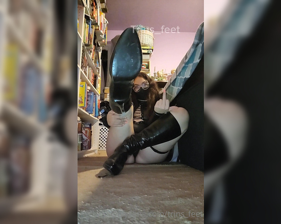 Mistress Trina aka trins_feet - 08-02-2023 OnlyFans Video - I always do love it when I make you lick my shoes