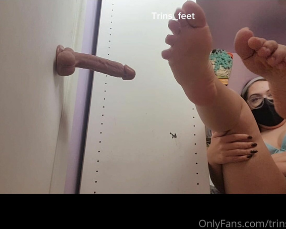 Mistress Trina aka trins_feet - 12-12-2023 OnlyFans Video - Cant you just feel my feet gliding up and down your dick How soft they are,