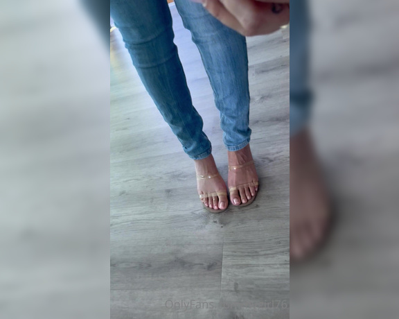 Fly Girl aka flygirl76 - 03-27-2022 OnlyFans Video - Clear heels just hit different on pretty feet