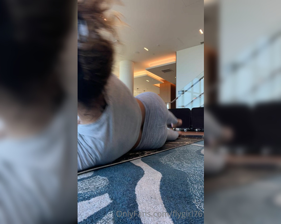 Fly Girl aka flygirl76 - 08-10-2022 OnlyFans Video - Little pilates session_3d72