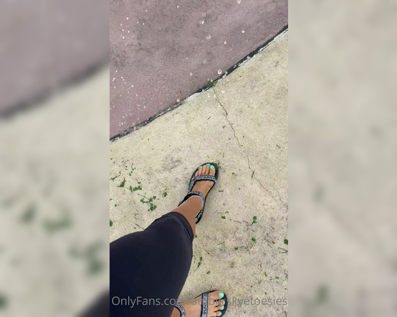 Atoesies aka atoesies - 08-23-2023 OnlyFans Video - Grassy feet