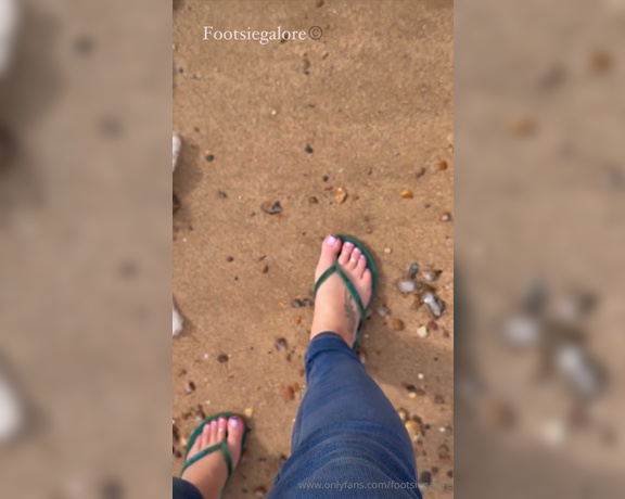 Footsie Galore aka footsiegalore - 04-30-2024 OnlyFans Video - Windy beach walks and the sea cant help but rush up and get my feet wet