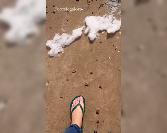 Footsie Galore aka footsiegalore - 04-30-2024 OnlyFans Video - Windy beach walks and the sea cant help but rush up and get my feet wet