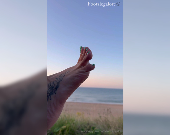 Footsie Galore aka footsiegalore - 08-05-2024 OnlyFans Video - Come on my morning hike to the beach with me, Now I want you to sniff