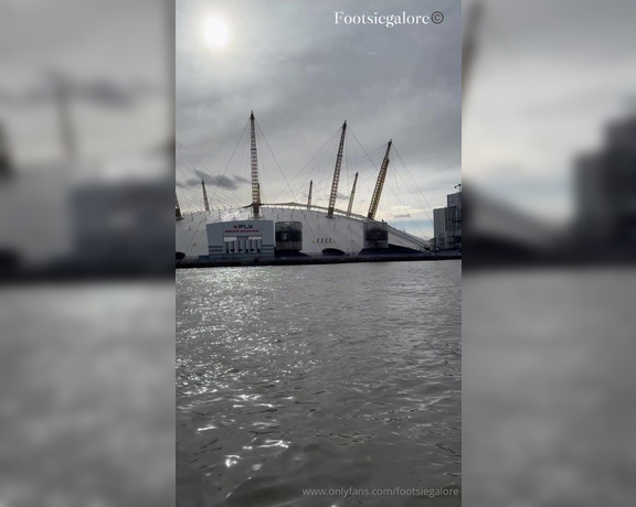 Footsie Galore aka footsiegalore - 11-04-2024 OnlyFans Video - Little trip to London on the boat and on the cable car  take a last