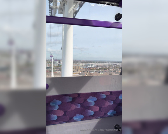 Footsie Galore aka footsiegalore - 11-04-2024 OnlyFans Video - Little trip to London on the boat and on the cable car  take a last