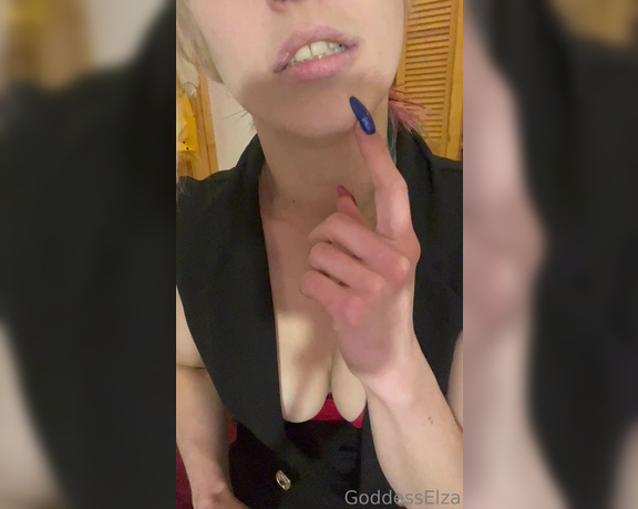 Goddess Elza aka goddesselza - 04-05-2023 OnlyFans Video - Byłeś niegrzecznym pracownikiem