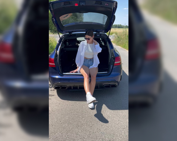 Germangirlnextdoor95 aka germangirlnextdoor95 - 06-25-2024 OnlyFans Video - I love this car  its so much fun in summer  but iam a little