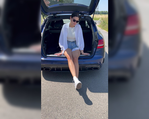 Germangirlnextdoor95 aka germangirlnextdoor95 - 06-25-2024 OnlyFans Video - I love this car  its so much fun in summer  but iam a little