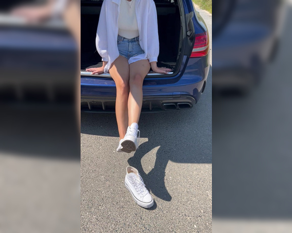 Germangirlnextdoor95 aka germangirlnextdoor95 - 06-25-2024 OnlyFans Video - I love this car  its so much fun in summer  but iam a little