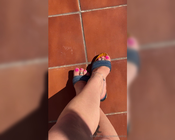 Solesmad aka solesmadvip - 06-14-2024 OnlyFans Video - a little tease for me foot boys Love ya