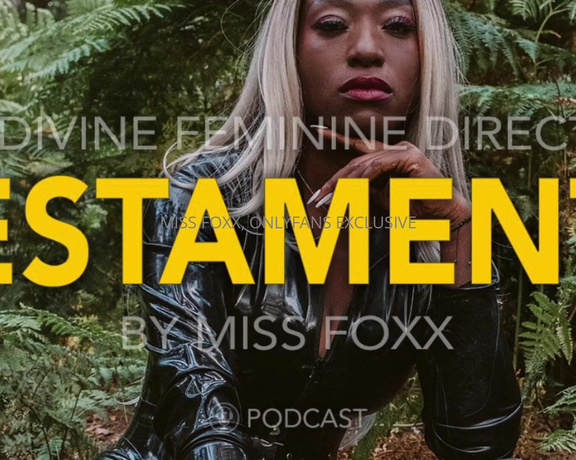 Miss Foxx aka missfoxx - 07-08-2024 OnlyFans Video - YOU MUST GO AND WATCH FIRST TEN CHAPTERS OF THE DIVINE FEMININE DIRECTION BOOK 1 All