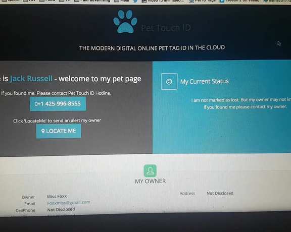Miss Foxx aka missfoxx - 03-27-2017 OnlyFans Video - All lost dogs must be returned to their owners