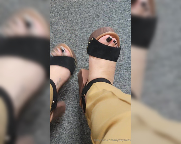 Mywaysoles aka mywaysoles - 11-13-2024 OnlyFans Video - Heel day