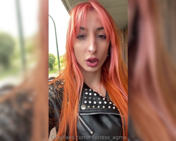 Mistress_Agma aka mistress_agma - 04-09-2023 OnlyFans Video - I want to spit on your ugly face