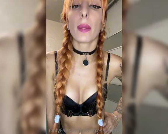 Mistress_Agma aka mistress_agma - 08-19-2023 OnlyFans Video - youre a nasty loser I just wants to spit