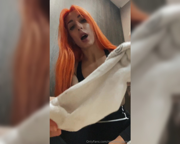 Mistress_Agma aka mistress_agma - 10-16-2023 OnlyFans Video - I want to gag you with socks and smash your face