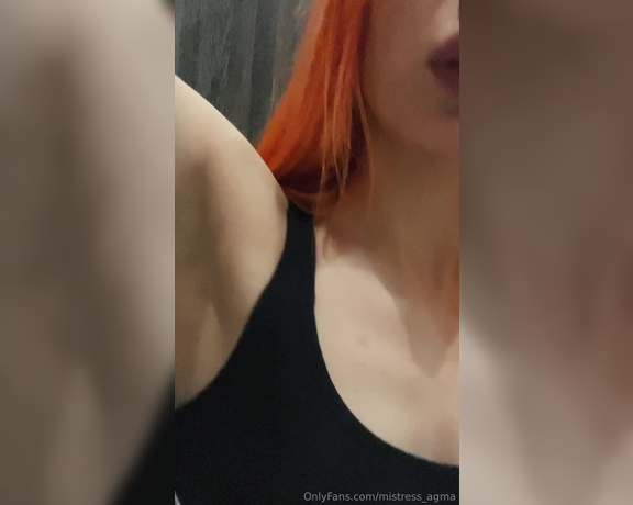 Mistress_Agma aka mistress_agma - 10-16-2023 OnlyFans Video - I know you jerk off to the smell of sweat