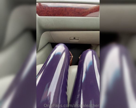 Alpha Leather aka alphaleather - 10-03-2022 OnlyFans Video - Could you keep your eyes on the road