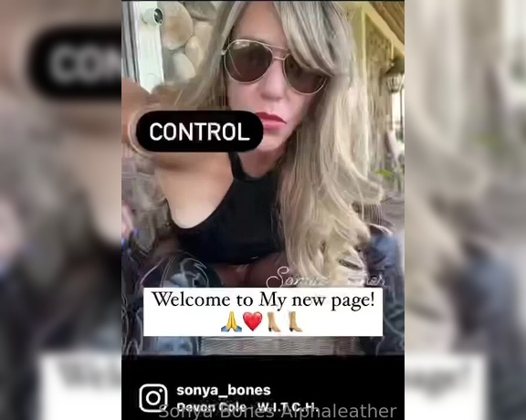 Alpha Leather aka alphaleather - 03-19-2023 OnlyFans Video - Love this song Woman In Total Control of Herself Cheers to witches