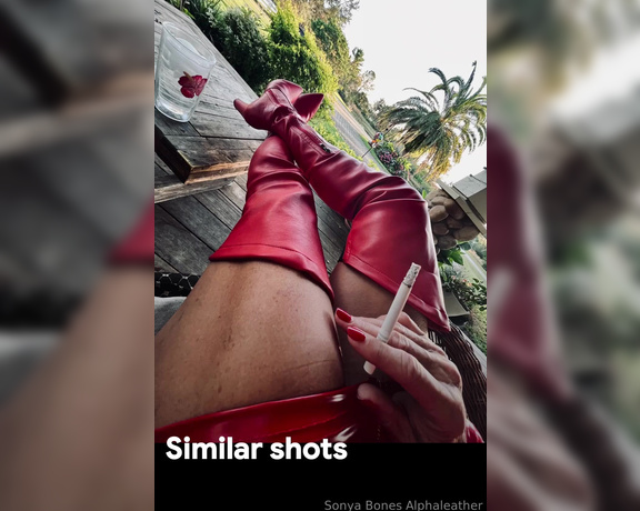 Alpha Leather aka alphaleather - 12-27-2023 OnlyFans Video - red boots for the win