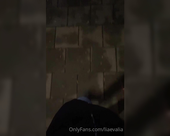 Miss Lia aka liaevalia - 12-08-2022 OnlyFans Video - Evening walks