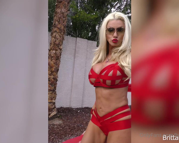 Brittany Andrews aka brittany_andrews - 02-16-2021 OnlyFans Video - MILF Monday Seeing red isnt always a bad thing Cum behind the scenes with me and