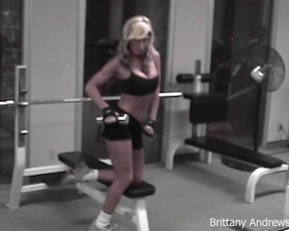 Brittany Andrews aka brittany_andrews - 02-18-2021 OnlyFans Video - Ready to sweat Cum behind the scenes with me at a gym_themed shoot with Steve Simon